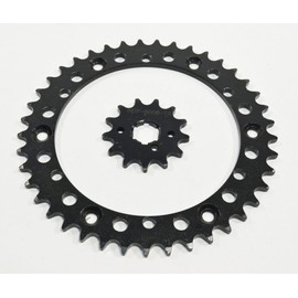 Sprockets for Yamaha Banshee 350 YFZ350 1989-2006 13T Front and 41T Rear Black