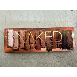 Urban Decay Naked Heat Eyeshadow Palette with Double Ended Smudger/ Crease Brush
