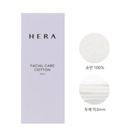 Hera Cell Essence Facial Care Cotton 60 Sheets GM / 헤라 셀 에센스 페이셜 케어 코튼 60매 GM
