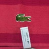 Lacoste New Lacoste Bath Towel 100% Cotton Loops Red 30x52