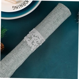 LABRIMP 50pcs Hollow Out Napkin Elegant Paper Napkin Holders for Parties Weddings Christmas Home Decor for Table Settings and Festive Occasions