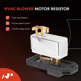 A-Premium HVAC Blower Motor Resistor Compatible with Dodge Ram 1500 2003-2008, Ram 2500 2003-2009, Ram 3500 2003-2009, Ram 4500 2008-2010, Ram 5500 2008-2010, Replace# 5189134AA