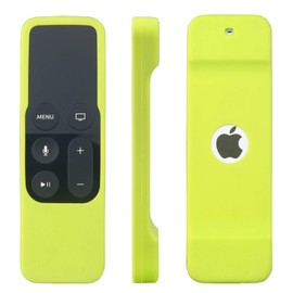 Remote Case Compatible with Apple TV 4K (5th) and 4th Generation, Auswaur Shock Proof Silicone Remote Cover Case Compatible with Apple TV 4th Gen 4K 5th Siri Remote Controller - Green