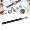 Pin Vise Hand Drill Wooden Handle Comfortable Grip Portable Pin