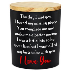 GAUDORA Gifts for Him, Her - Christmas, Valentine, Birthday, Anniversary, Wedding Gifts for Couples, Boyfriend, Girlfriend, Husband Wife Engagement Gift Ideas - Vanilla Lavender Scented Candles 10oz