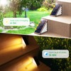 JOFIOS Solar Step Lights for Outside, 12pack Solar Stair Lights