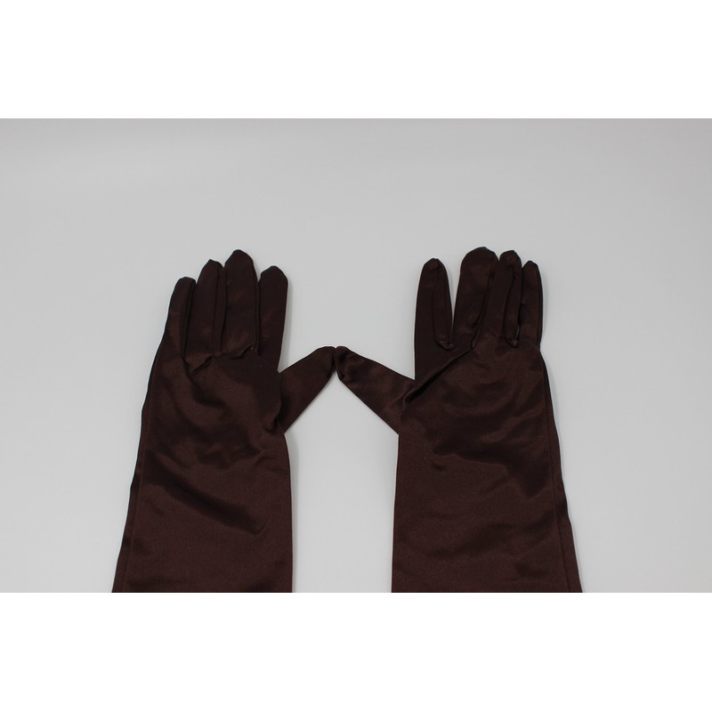 MEISHINE® Bridal Elbow Length Gloves Women Long Satin Stretch Gloves