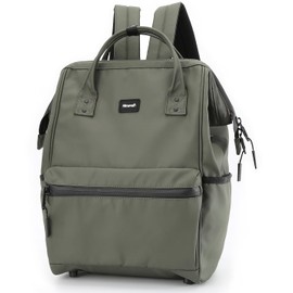 himawari 15.6" Laptop Backpack with USB Port - Waterproof Anti-Theft Nylon Bag for College, Travel & Commute for men & women (Dark green, Large)