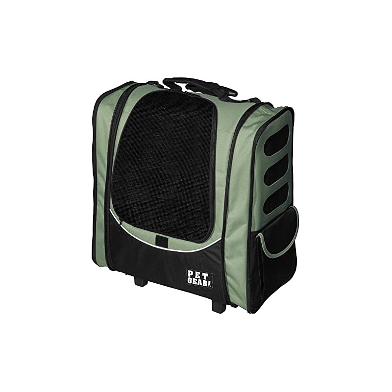 Pet Gear I-GO2 Roller Backpack, Travel Carrier, Car Seat for