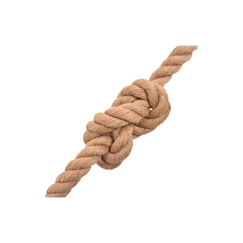 SKM Rope 100% Jute 1.2" 1181.1", (Weight 38.49KG)
