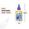 Liquid School Glue Bottles Washable 4oz, Non Toxic White Glue,