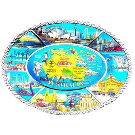 La La Land Australian Cities Variety OVAL Plate