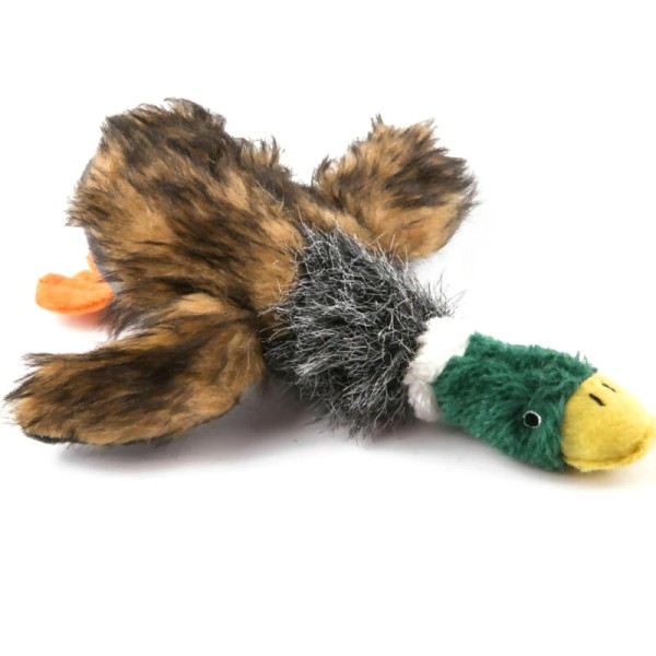 Unbranded Funny Pet Dog Puppy Squeaky Duck Squeaker Plush Mallard