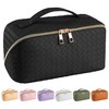Nhmpretty Large Capacity Travel Cosmetic Bag - Makeup Bag, PU