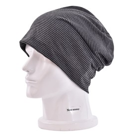 TARO WORKS, Roll - up Watch Cap, Solid, Knitted Hat, Beanie, All Season, Unisex -