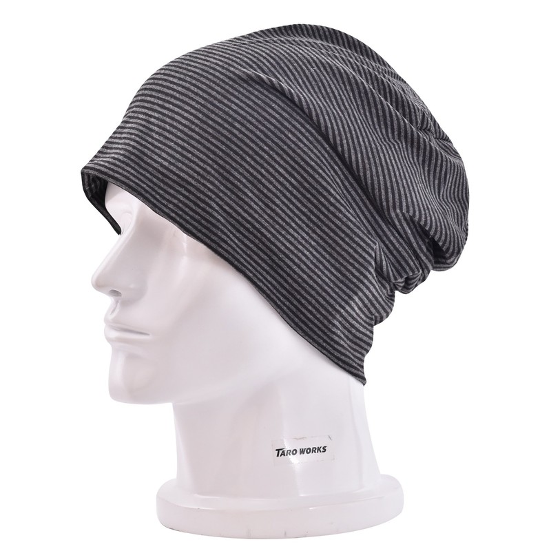 TARO WORKS, Roll - up Watch Cap, Solid, Knitted Hat,