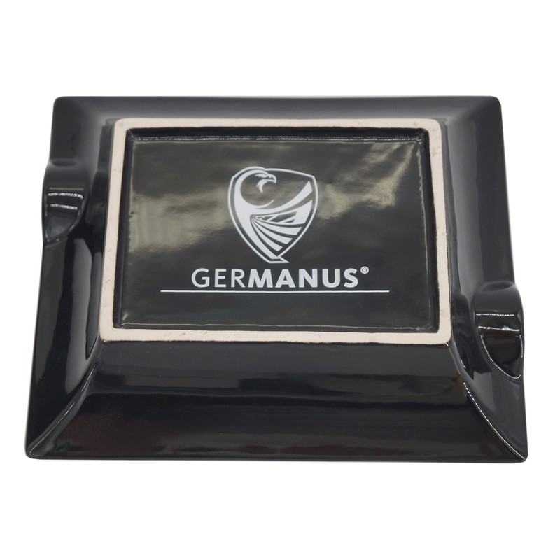 GERMANUS Cigar Ashtray in Black