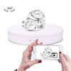 Turntable, 360° Electric Rotary Base, Adjustable Direction, Angle, High Speed