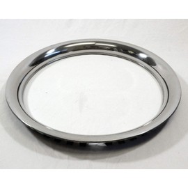 Upgrade Your Auto Set of Four 16' Polished Stainless Steel 1 1/2' Deep Wheel Trim Rings