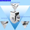 2-Pack 3" Stainless Steel U Groove Pulley Wheel, Heavy Duty