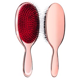 Sibba Anti-static Hair Brush Paddle Massage Hair Extension Brush Professional Detangle Natural Bristle Cushion Nylon Brush Comb for Women