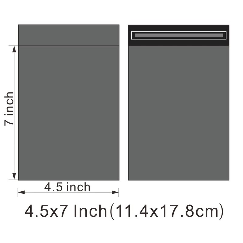 Grey Small Large Letter Mailing Bags Poly Postal Self Seal