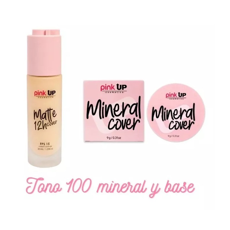 Pink Up Maquillaje Matte Cover Pink Up 12 Horas +
