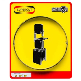 Supercut 111-inch x 3/4-inch x .032 x 3 TPI Carbon Tool Steel Bandsaw Blade for Cutting Wood, Plastics, and Non Ferrous Metals. (Made in USA)