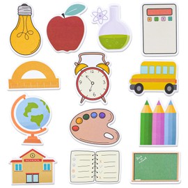 JHGCVX 13 Pack Back to School Sticky Notes,390 Sheets Back to School Theme Sticky Notes for Teacher Student Gifts School Supplies