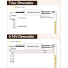 LLTOP Dimmable LED Driver 60W 12V Waterproof IP67 Triac 0-10v