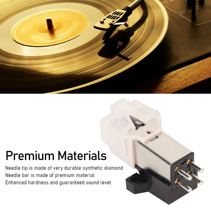 Magnetic Cartridge Stylus High Accuracy Replacement Magnet Turntable Cartridge for