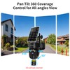 ESCANU Security Cameras Wirelss Outdoor Solar Powered for Home Security,360