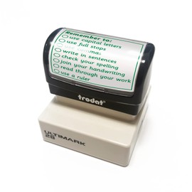 Remember to Pre Inked School Teachers Feedback Marking Stamper Stamp 42mm Primary Teaching Services (Green)