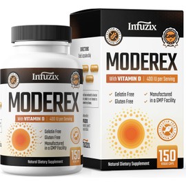 Vitiligo Treatment Pills for White Spots on Skin - Restore Skin Pigment, Reduce White Spots, & Use with Vitiligo Creams for Optimal Results - Moderex is Effective Support for Pigment Restoration