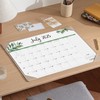 Large Desk Calendar 2025-2026 with Desktop Mat, Cabbrix Desk Pad