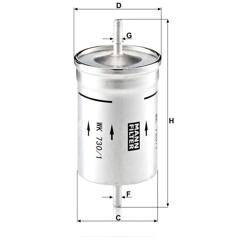 Mann-Filter WK 730/1 Fuel Filter