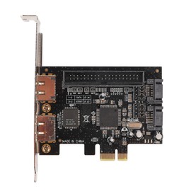 Adapter Card PCIe to SATA ESATA IDE PCB Network Converter Computer Hardware with Driver CD