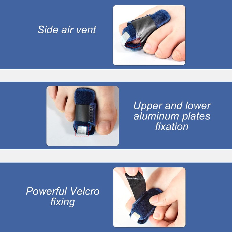 Corrector de Fijación de Punta de Garra Transpirable Ergonómico para