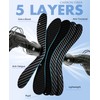 Carbon Fiber Insole (1 Pair), Rigid Shoe Insert Support,285mm