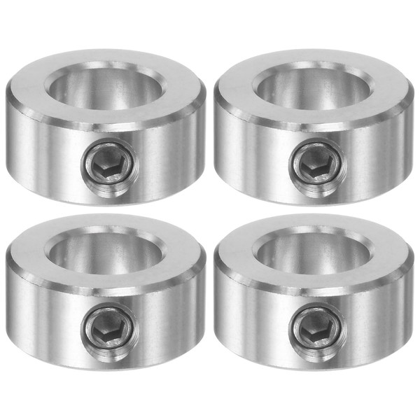 HARFINGTON 4pcs Shaft Collar 5/8" Bore 304 Stainless Steel Set