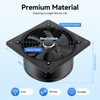 MUSESPANI 12'' Industrial Ventilation Fan, 125W Utility Blower Fan 2800