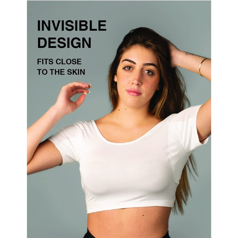 TopDry Women’s Undershirts - Sweatproof Shirts Women with Underarm Sweat
