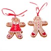 Gisela Graham : Decorations : Large Gingerbread Boy and Girl
