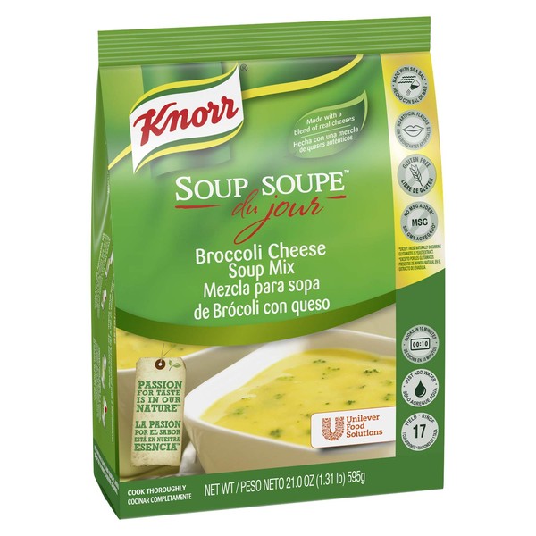Soup Du Jour Broccoli Cheese Soup Mix, 21 Ounce -- 4 per case.