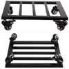 Large Metal Square Plant Caddy with Wheels 13.6” Iron Wrought