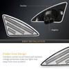 D-Lumina LED Side Marker Lights Clear Lens Compatible with 2008-2021