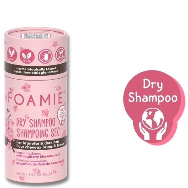 Foamie Dry Shampoo Berry Brunette for Brunette Hair, 40gr