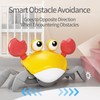 QINGBAO Crawling Crab Toy, Infant Tummy Time Baby Toys, Fun