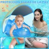 Salvavidas Inflables Flotador Bebe Alberca Playa Con Sombra