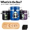 KARCOOL Alien Smell Proof Jar Bundle - 3 Pack (1L+2S),